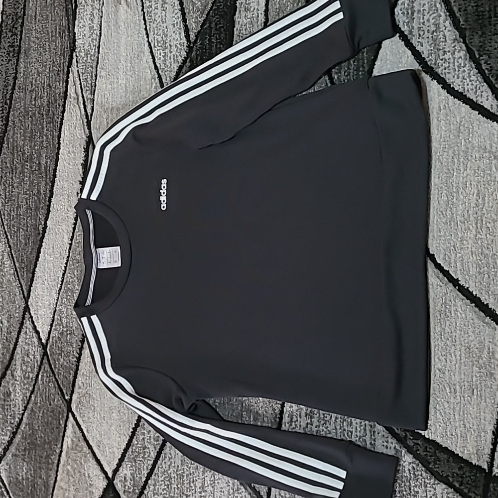 ADIDAS 3-STRIPE CLIMALITE CREW SWEATSHIRT